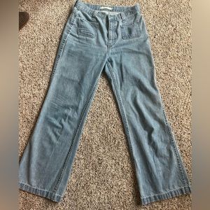 Christy Dawn jeans with adjustable button